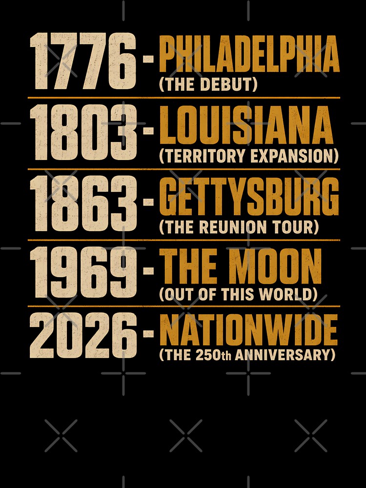 American History Concert Tour Vintage Retro by chattsuede