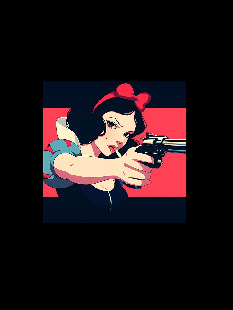 Snow White With A Gun by ivinfarris