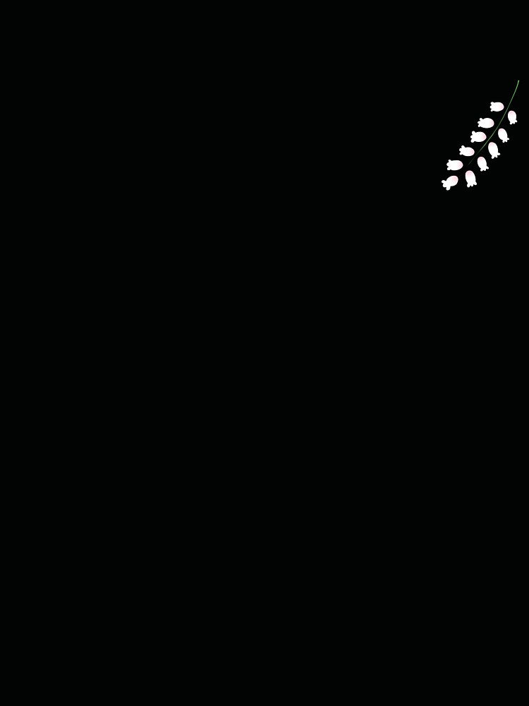Minimalist Bell Flower Illustration by ubborn