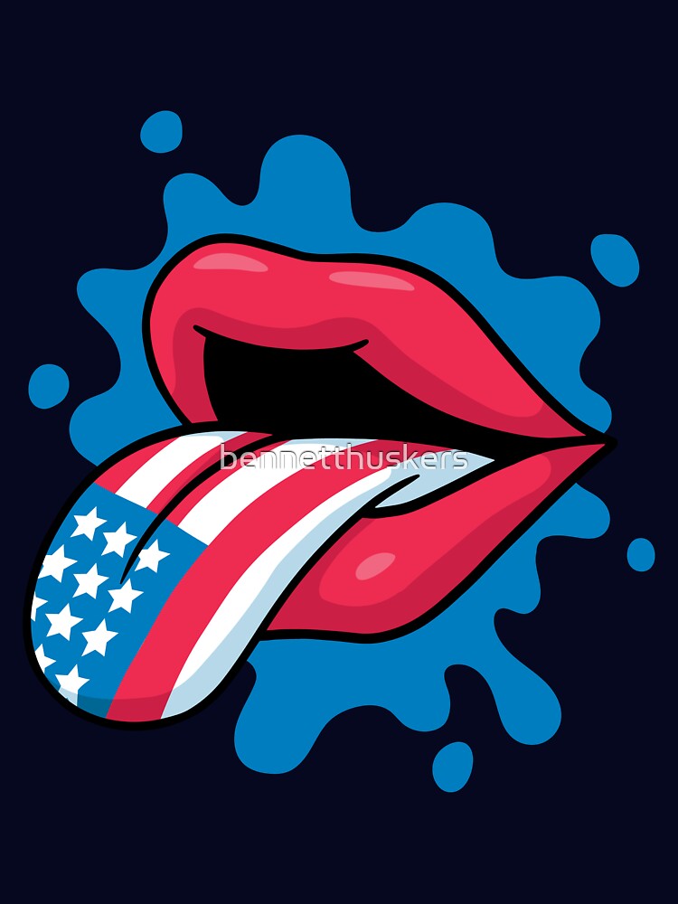 American Flag - Tongue by bennetthuskers