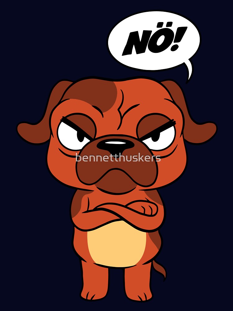 Angry Dog by bennetthuskers