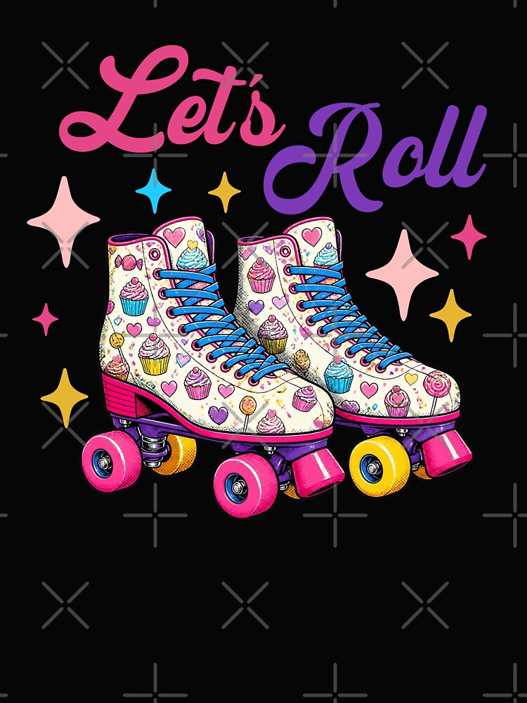 Let’s Roll Cupcake Skates ,Retro-style Skating by Shedronpanda