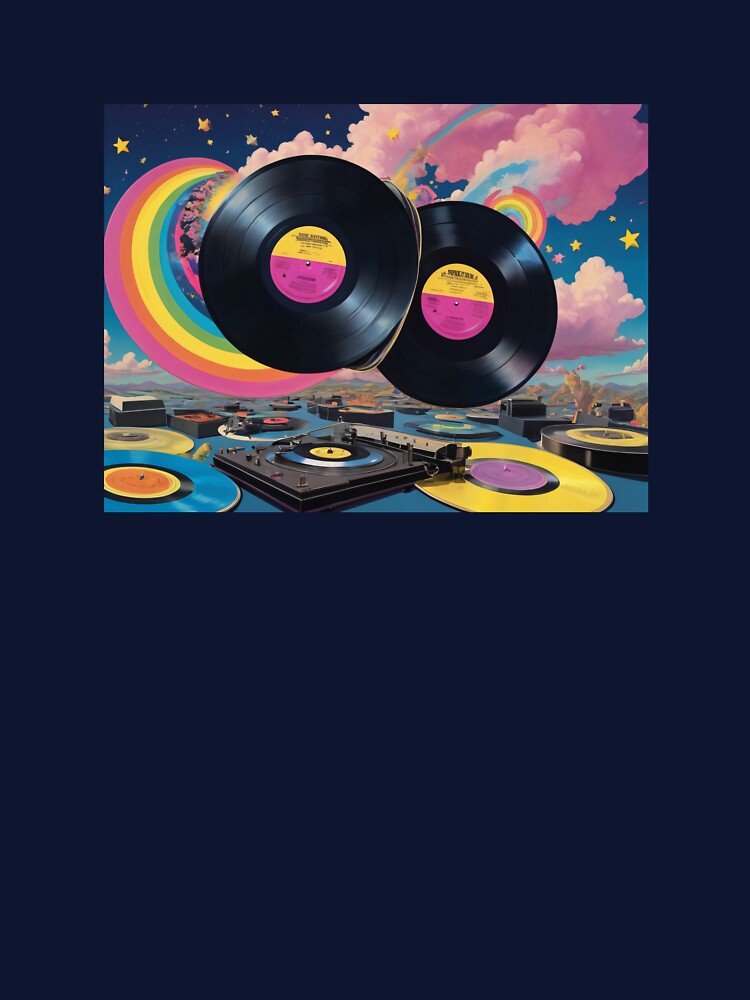 Retro Music and sky by KiraChie