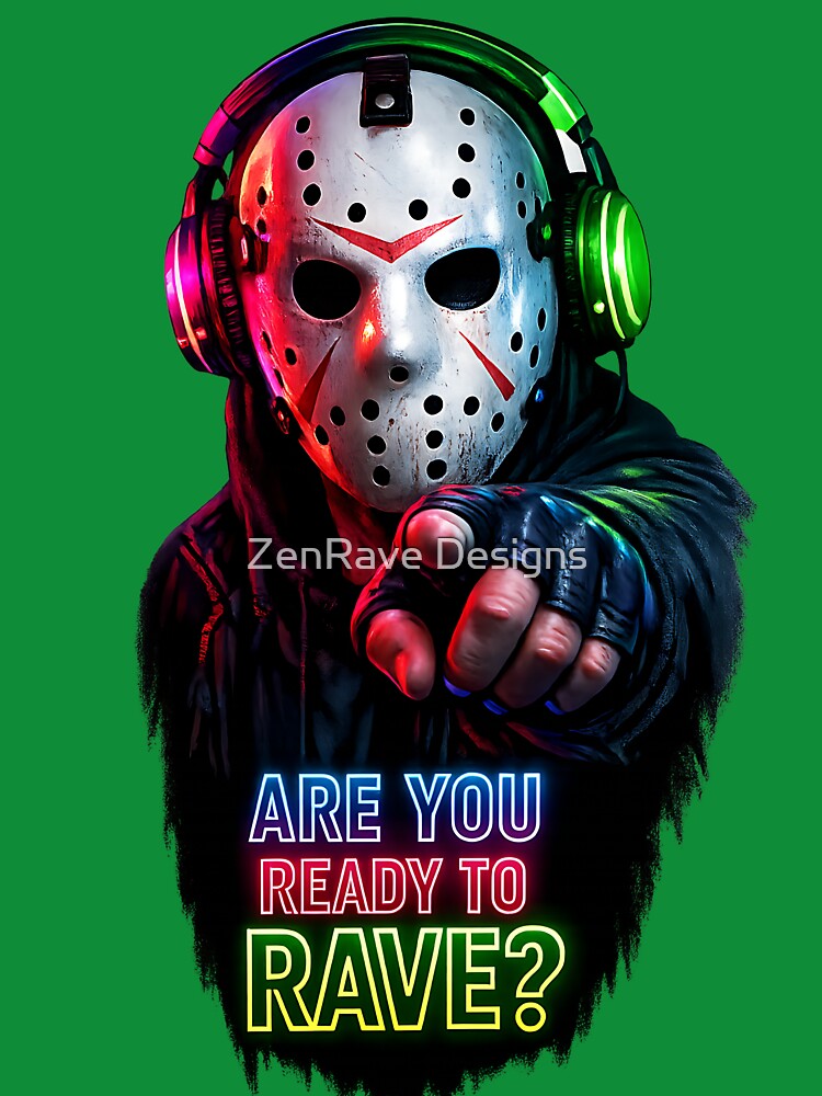 EDM Festival Techwear Art by  ZenRave Designs