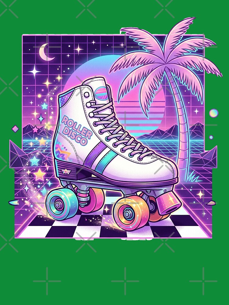 80s Roller Disco Retro Roller Skate by BestCoolStuff