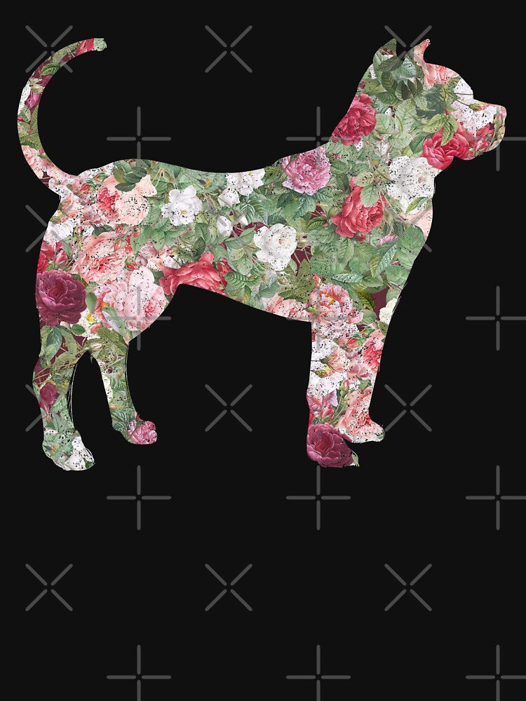 Floral Amstaff American Stafford Vintage by SHIRTOVERLORD