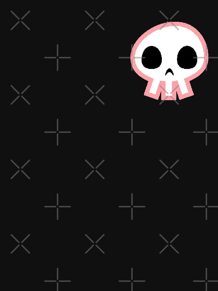Pink Skull Kawaii Skull Pastel Goth Cute by AstronautMerch