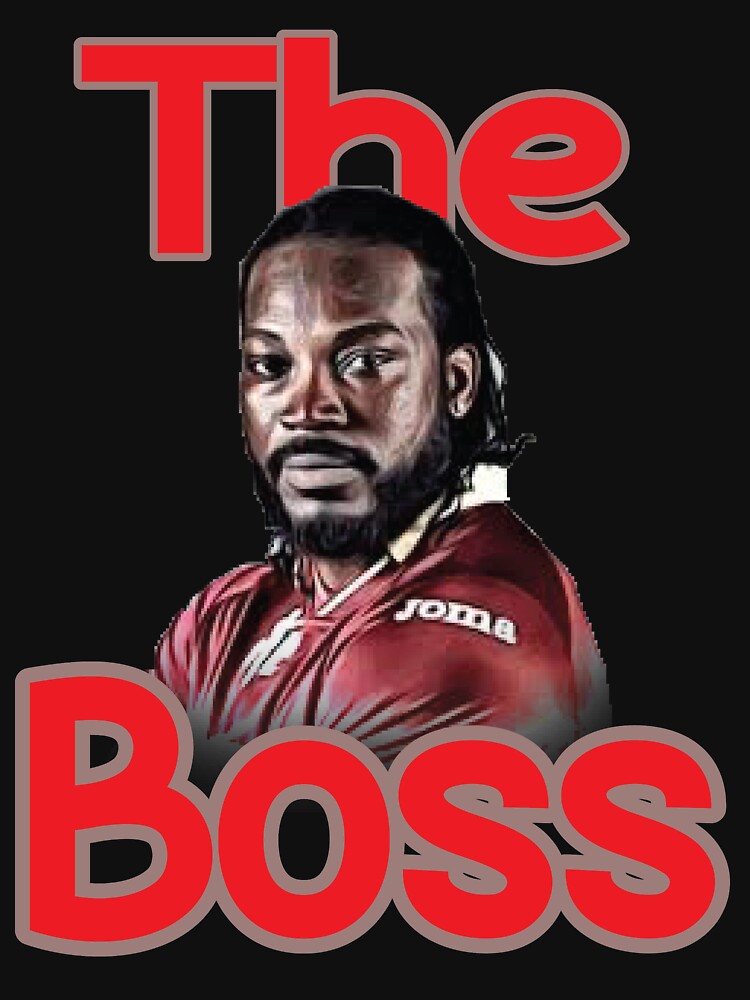 The Boss - Chris Gayle by Clothesify