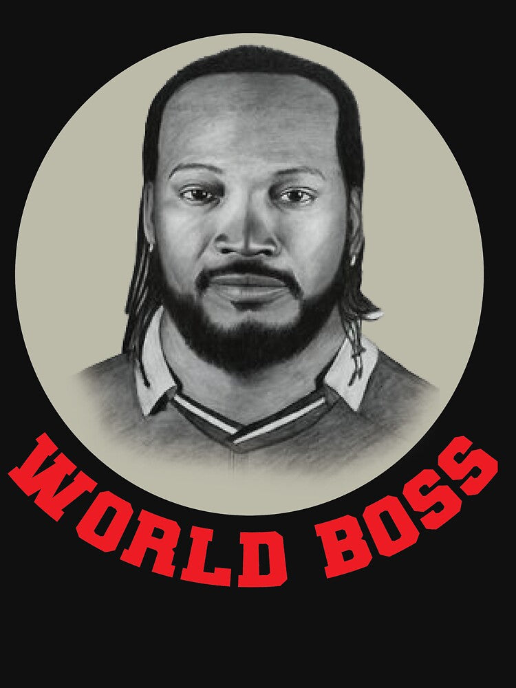Chris Gayle - The World Boss by Clothesify