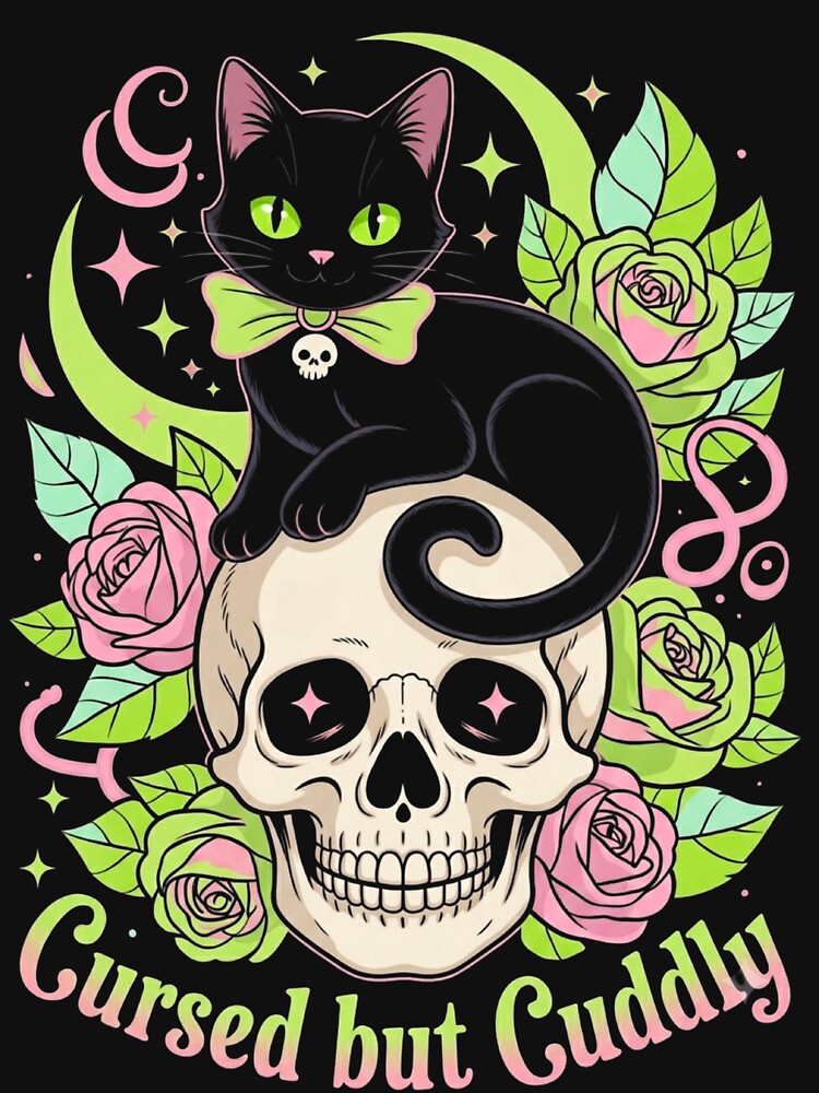 Cursed But Cuddly - Pastel Goth by PDGcreative