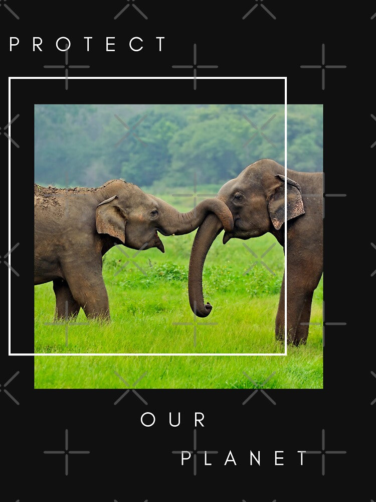 Protect Our Planet Earth Day with an Elephant by pattykim