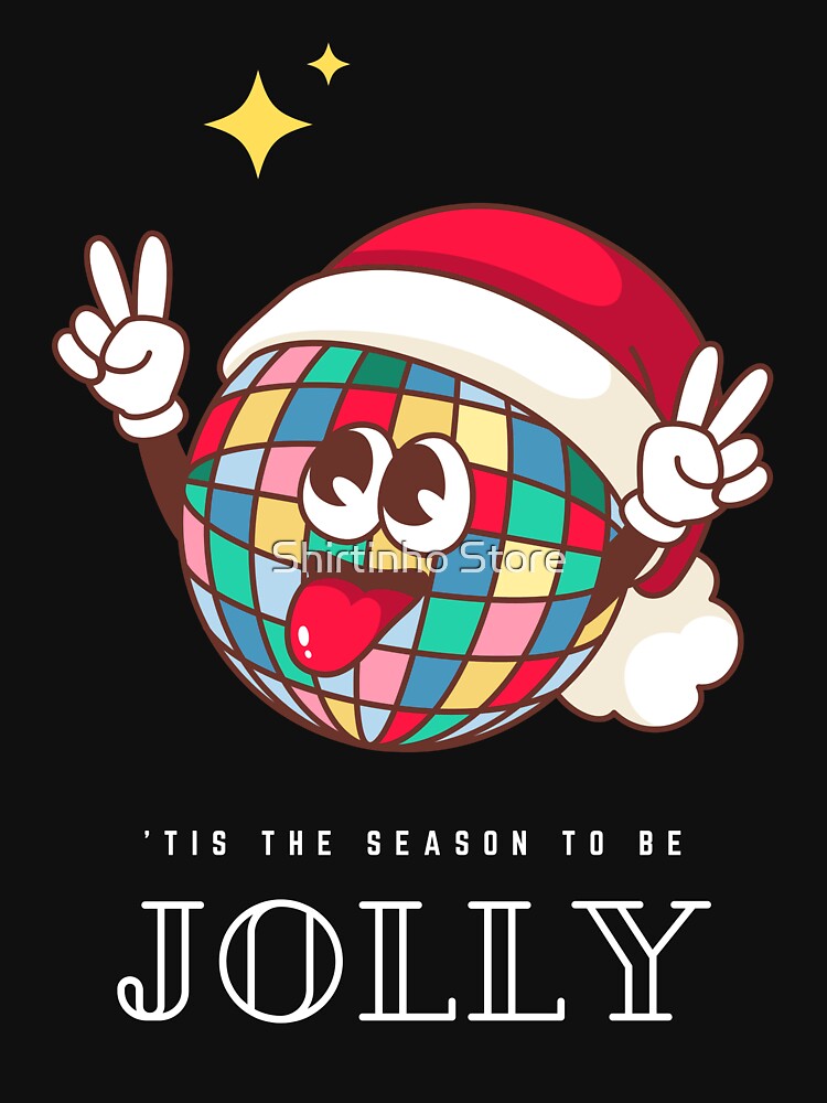 Funny Disco Ball Santa – ’Tis the Season to Be Jolly by Shirtinho Store