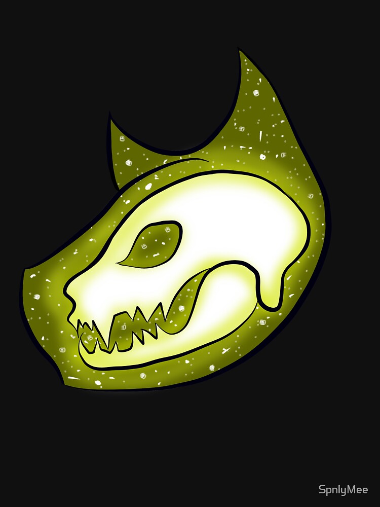 Yellow Galaxy Cat Skull by SpnlyMee