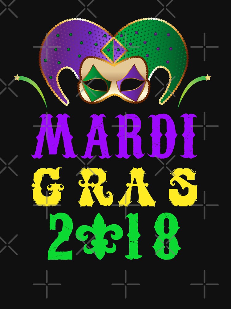 Mardi Gras Costume Shirt Beads Louisiana by PopArtDesigns