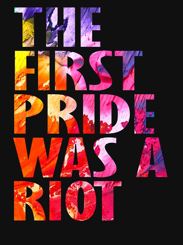 The First Gay Pride was a Riot Abstract Design by Nirvanibex