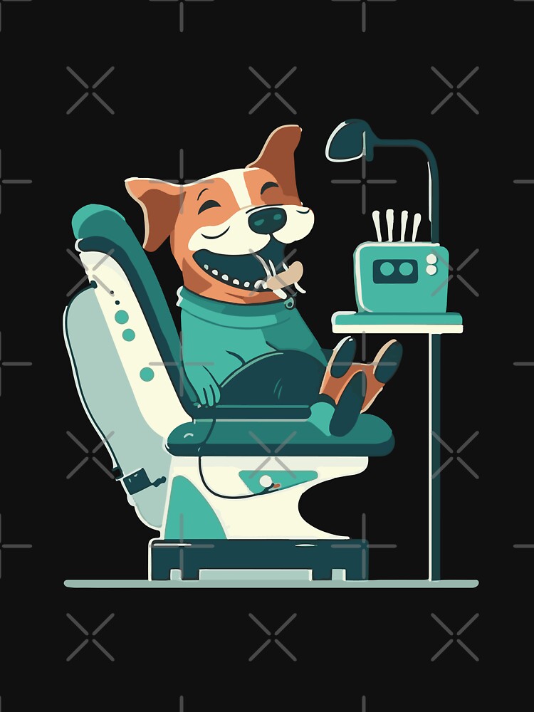 Laugh Out Loud with Our Funny Dog Dentist T-Shirt by Kamran-Sharjeel