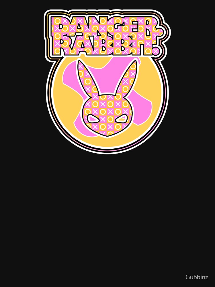 Danger Rabbit big circle - pink/yellow by DANGER RABBIT