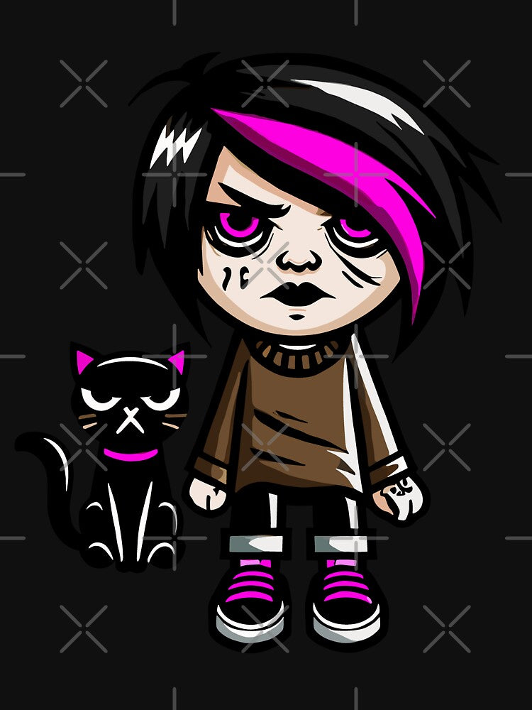 Pastel Goth Style Grumpy Cat Lover Goth by LuminOrb