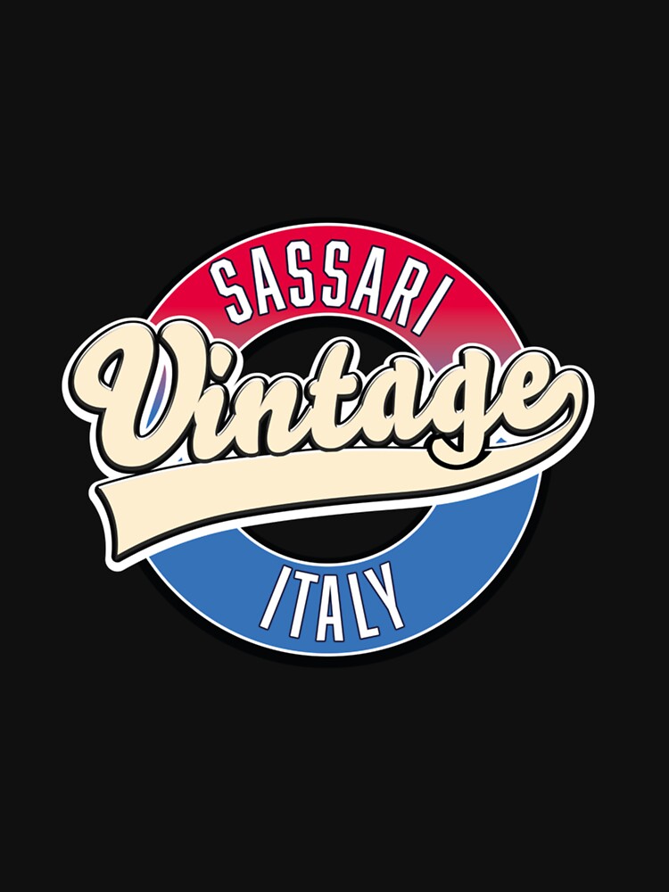 Sassari Italy vintage style logo by BenjaminNix