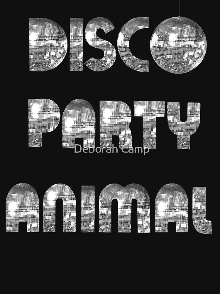 Disco Party Animal 1970s Silver by Deborah Camp