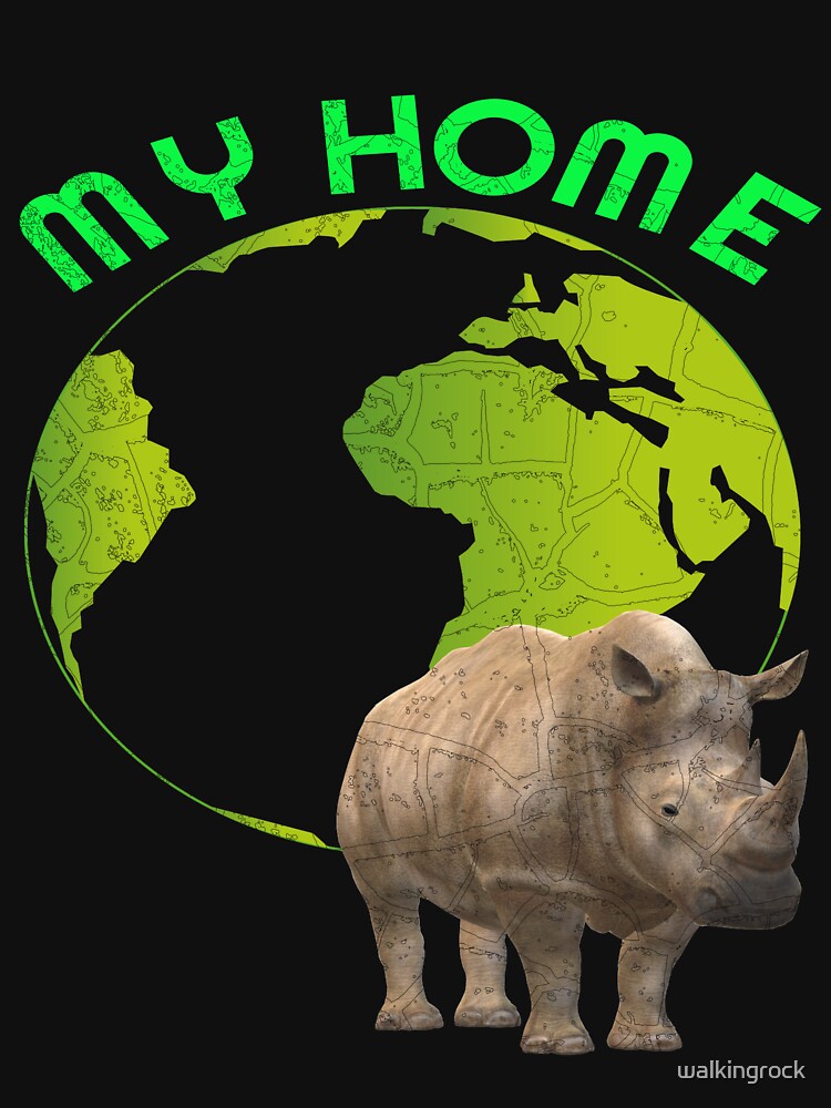 'Protect Our Wildlife Earth Day Rhino Gifts by walkingrock