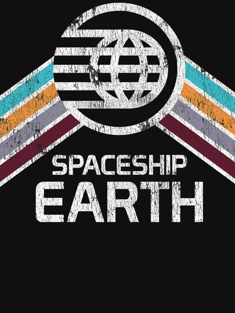 Spaceship Earth Logo in Distressed Style by m0thmin