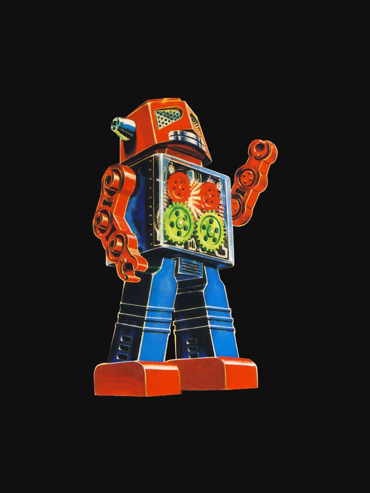 Vintage Engine Robot by sunnywhimsy
