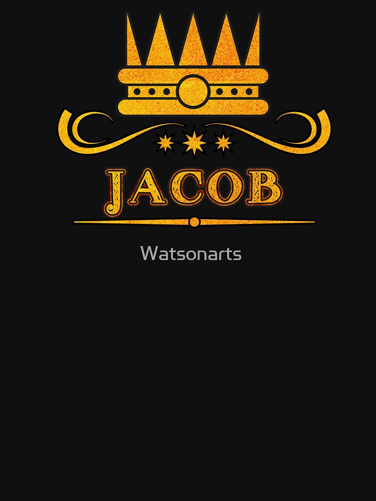 Jacob Personalized Funny & Unique Custom Name Design for Men, Teens, and Boys by Watsonarts