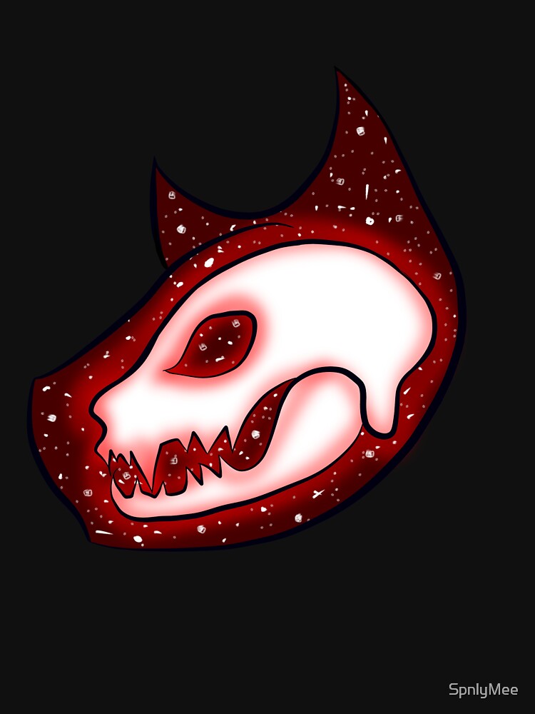 Red Galaxy Cat Skull by SpnlyMee
