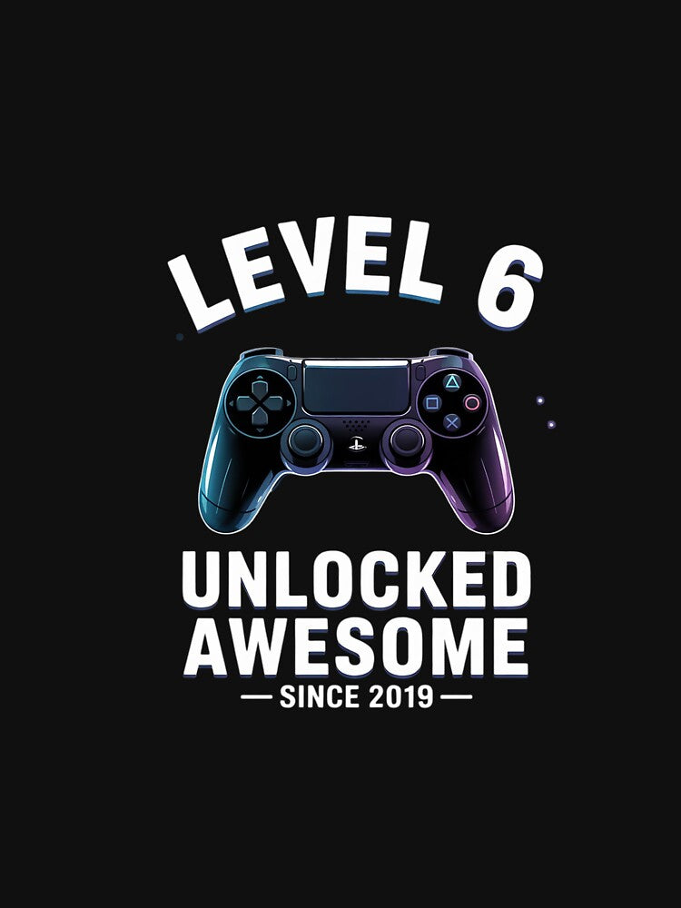 Level 6 Unlocked Video Game Party 6th Birthday Gamer Boys by BeetleMalon
