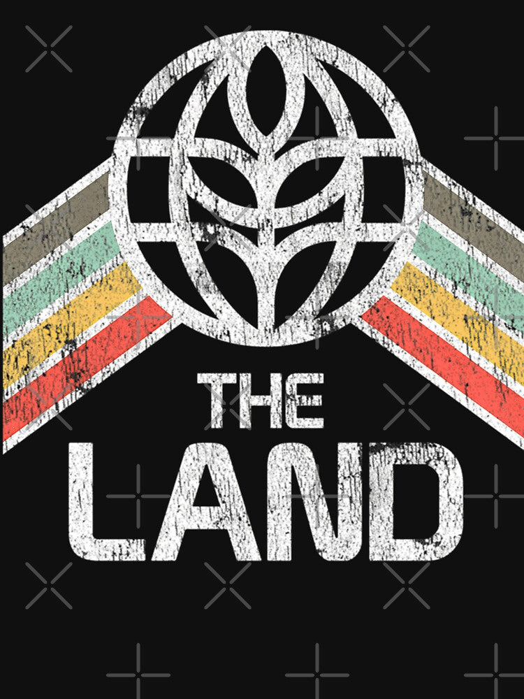 The Land Logo Distressed In Style by stormm77