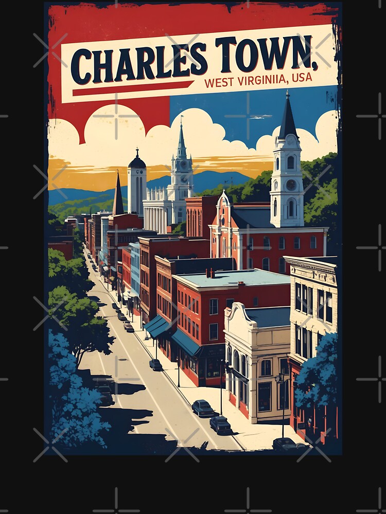 Charlestown West Virginia 1950s USA Vintage Travel Tourism by TravelersGems