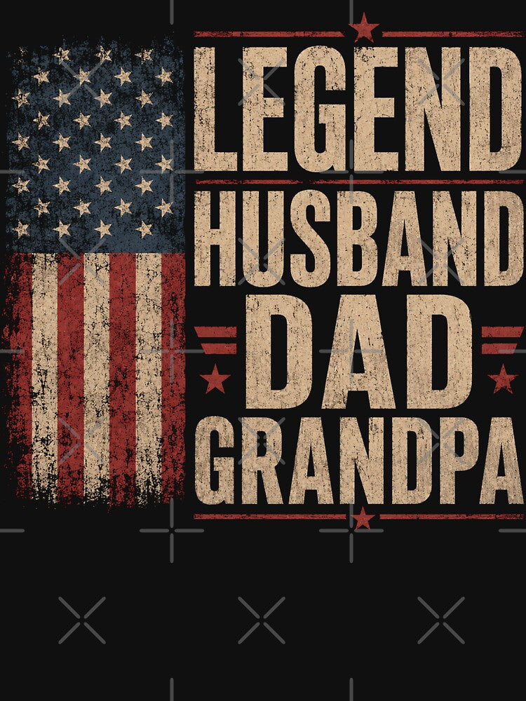 Legend Husband Dad Grandpa Father's Day American Vintage by will freed18