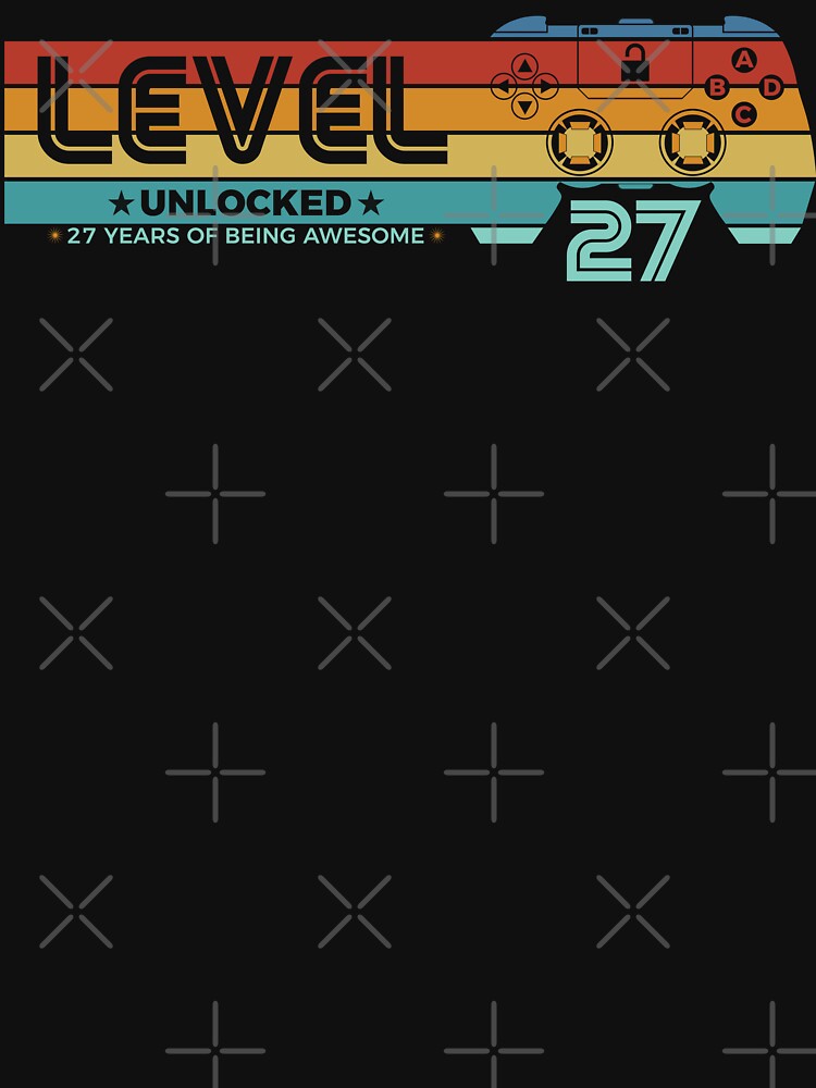 Level 27 Unlocked - 27 years old - 27th Birthday Gamer by NH2019