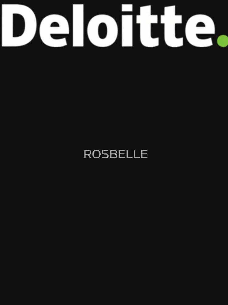 Best Selling Deloitte Essential T-Shirt by ROSBELLE