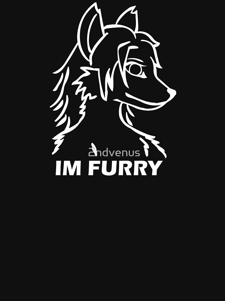 IM FURRY WHITE Anthro Fox Wolf Canine by 2ndvenus