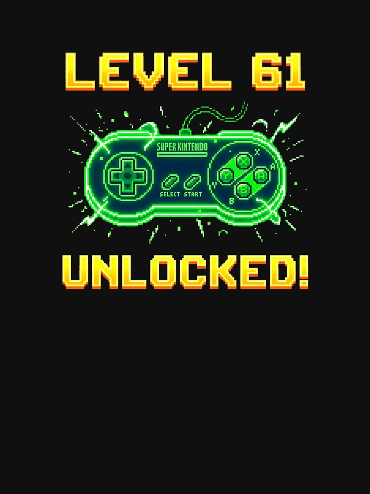 Level 61 Unlocked Retro Gamer Birthday by DuckOddity