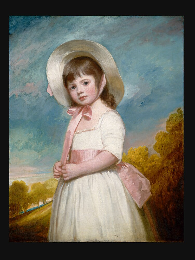 Miss Juliana Willoughby George Romney Beautiful Child Painting by Jaydee001