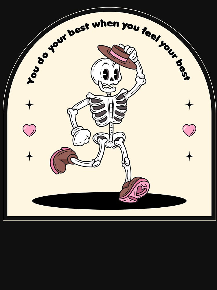 Preppy Skeleton Aesthetic Cute Skull Design by Retr0Tshirts