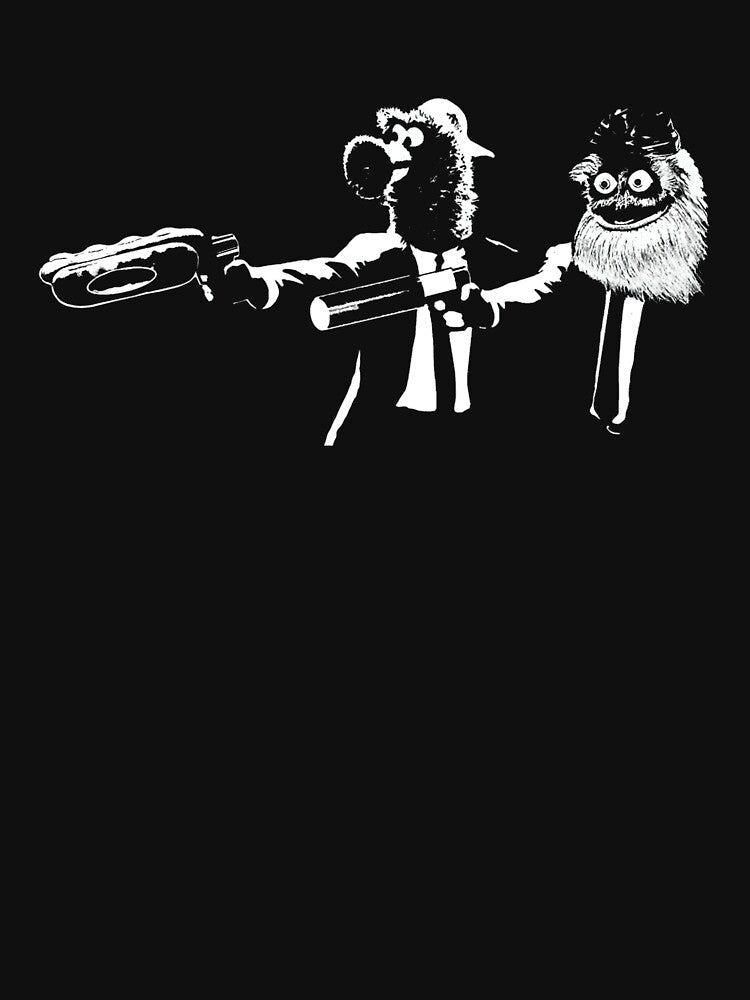 Phan Fiction Gritty Phillie Phanatic Pulp Fiction t shirt Classic by pecanssplosh