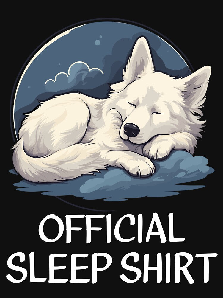 White German Shepherd - Official Sleepshirt by Matthias Hoch