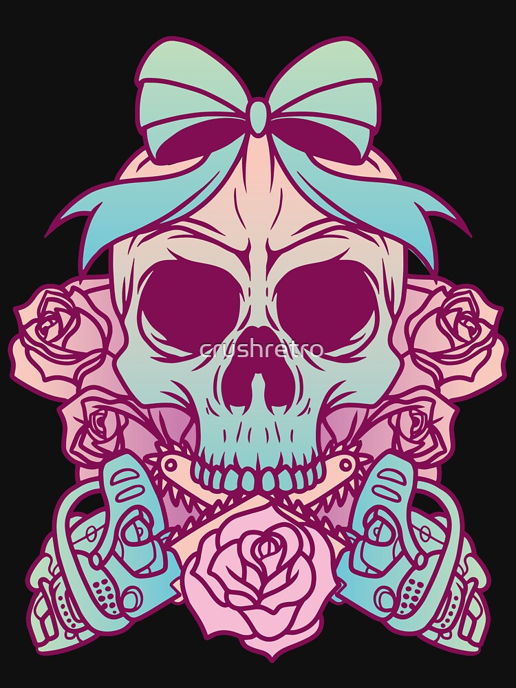 Anime Aesthetic Pastel Goth Chainsaw Skull Gifts by Crush Retro®