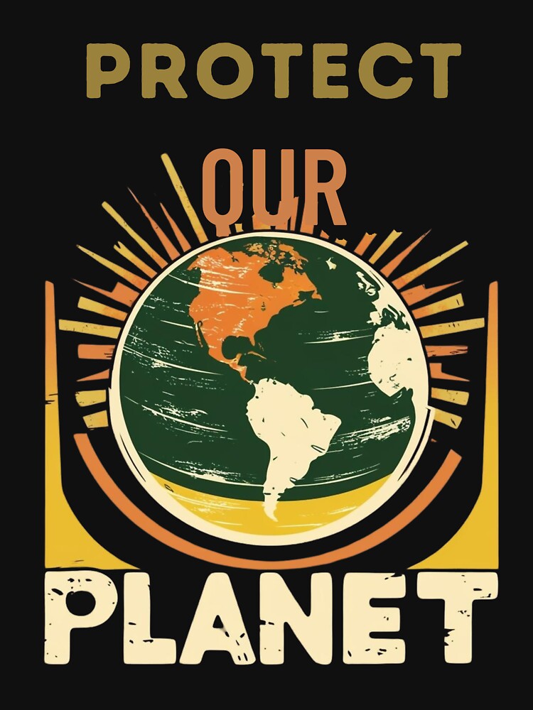 Protect Our Planet Vintage Earth Design by ibobo4656