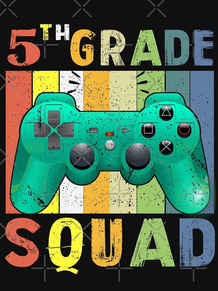 5th Grade Squad Video Game Back to school by binly123