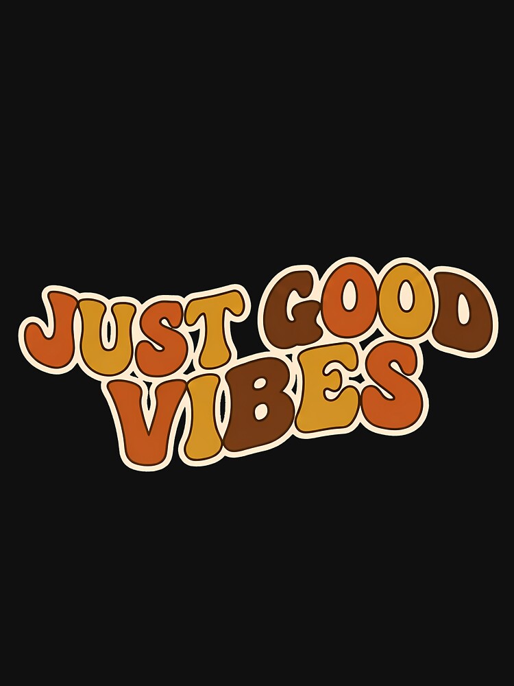 Just Good Vibes - Retro 70s Groovy by NexxaStoree
