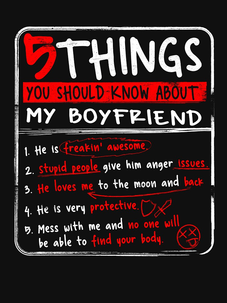 5 Things You Should Know About My Boyfriend Girlfriend Gift Gear by DynamicDesign