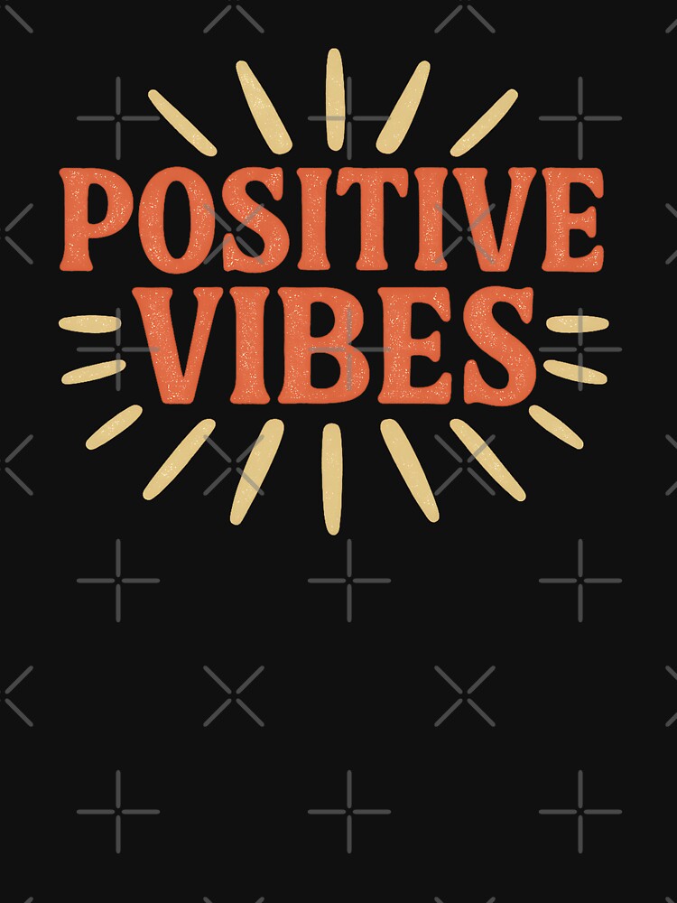 Radiate Positive Vibes – Retro Glow Graphic Design by ArcadiaSilence