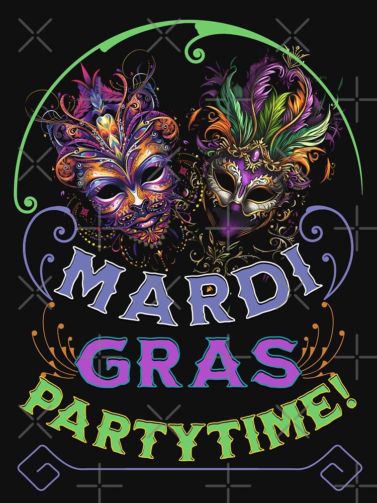 Mardi Gras Party Time Masks Masques by ZeptepiTrends