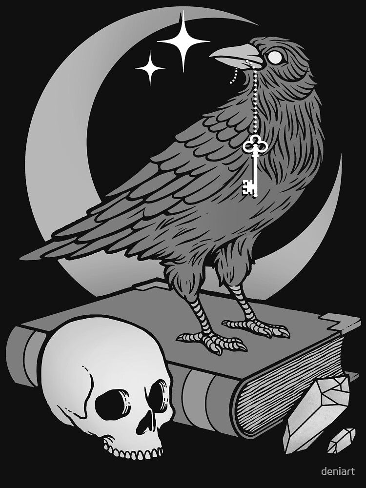 Occult Crow by deniart