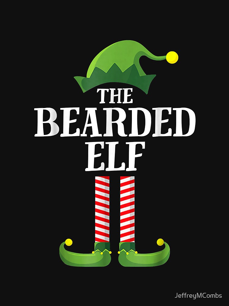 Bearded Elf Matching Family Group Christmas Party Pajama by JeffreyMCombs